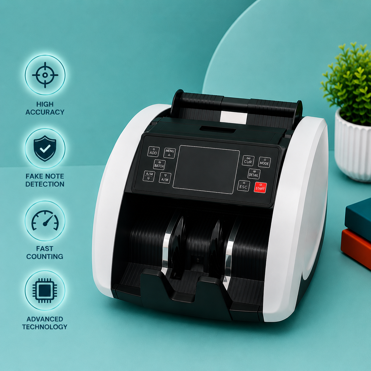 Heavy duty Mix Cash counting machine | Model DL 2040