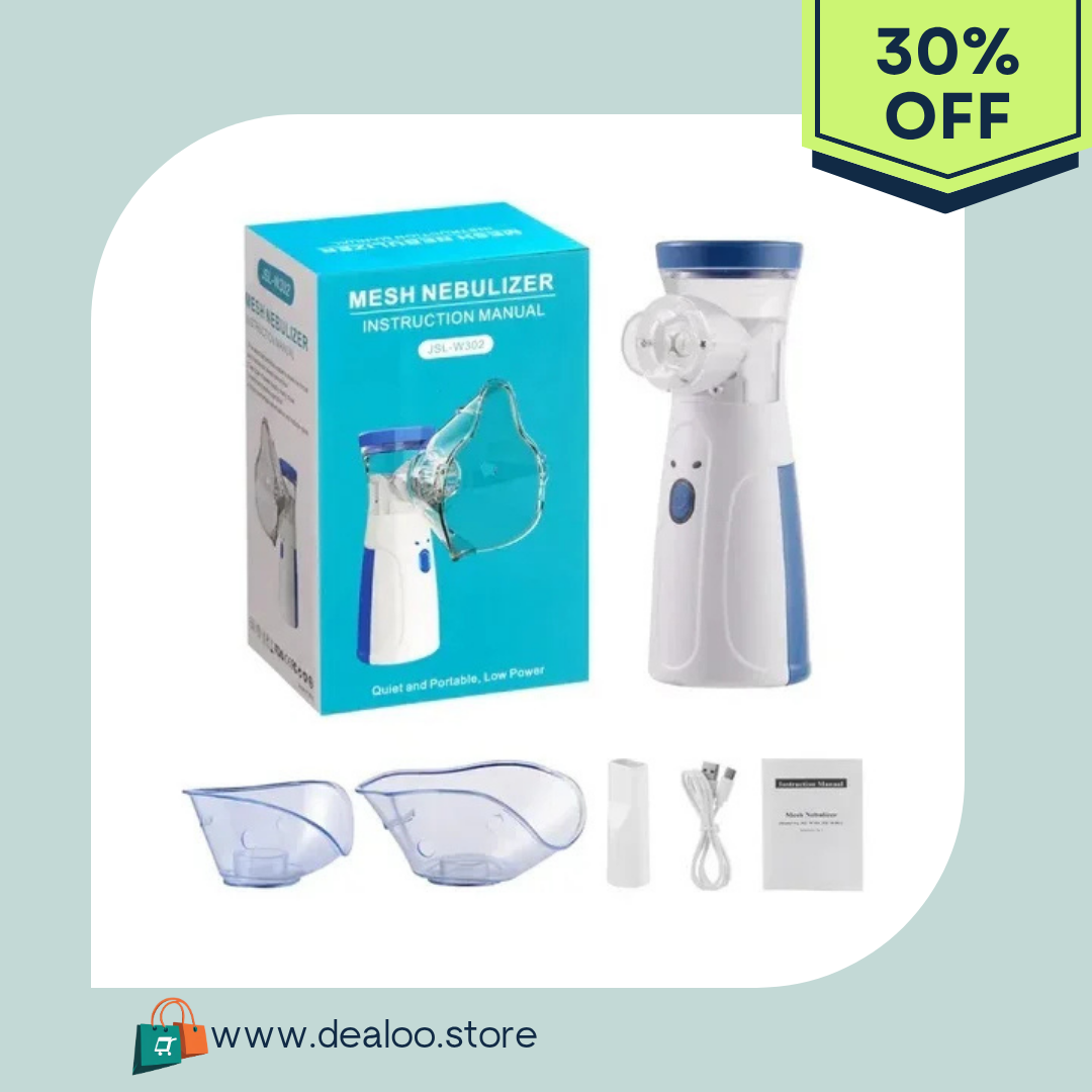 Imported Portable Nebulizer Machine With Full Kit 6 Month Warranty