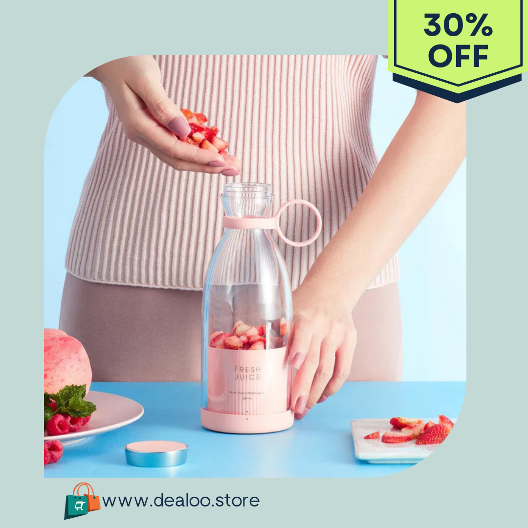 Portable Mini Juicer Machine with 6 Blades