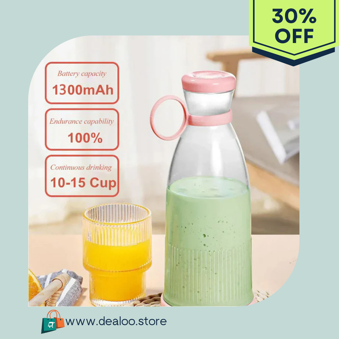 Portable Mini Juicer Machine with 6 Blades