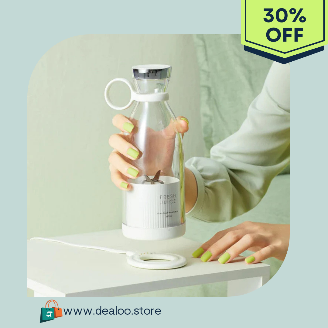 Portable Mini Juicer Machine with 6 Blades