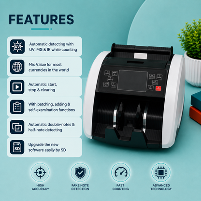 Heavy duty Mix Cash counting machine | Model DL 2040