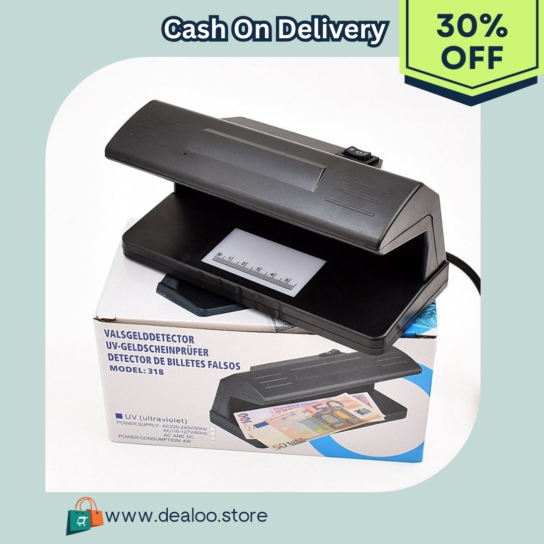 Imported LED UV Light Fake Note Detector Machine | Model 318