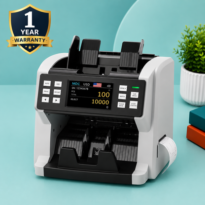 Front Loading Mix Value Cash Counting Machine with SN Reading and Printer Model DL- 6878