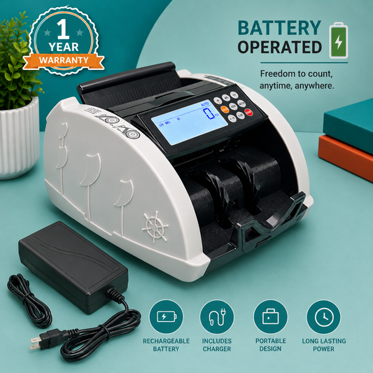 Battery Operated Imported Cash Counting Machine |Model DL-3820