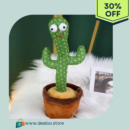 Rechargeable Cute Dancing and Talking Cactus Toy