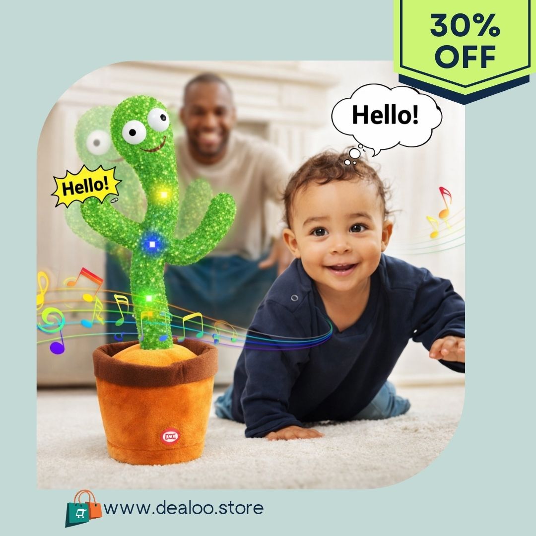 Rechargeable Cute Dancing and Talking Cactus Toy