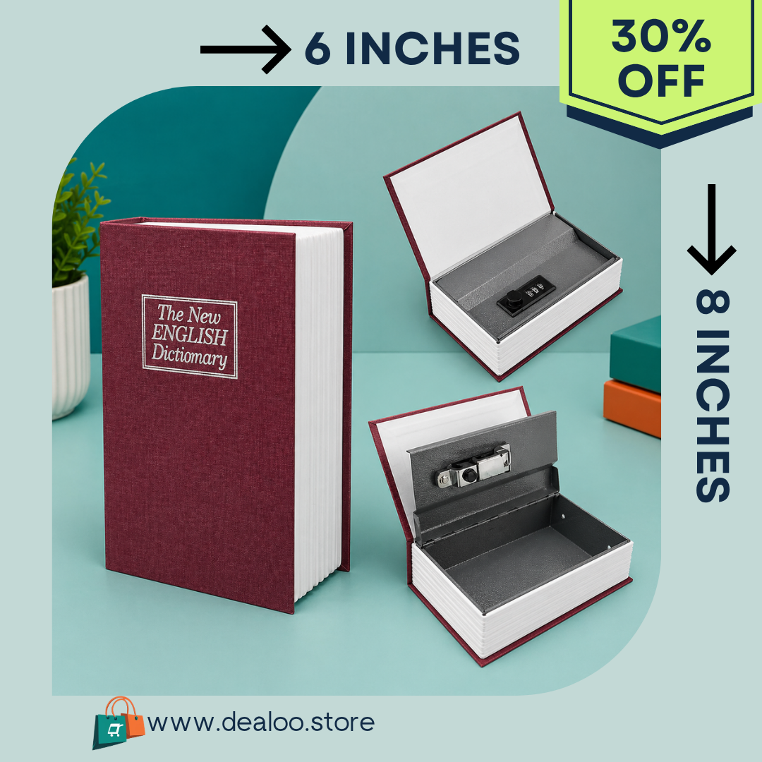 🔐 – Secret Book Safe Locker (Hidden Dictionary Design) / HIDE YOUR VALUABLES IN PLAIN SIGHT