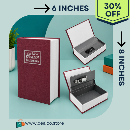 🔐 – Secret Book Safe Locker (Hidden Dictionary Design) / HIDE YOUR VALUABLES IN PLAIN SIGHT